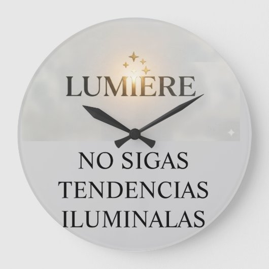 CHAQUETA VAQUERA  ラージ壁時計 (正面)