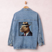 Chaqueta Vaquera mujer con imagen de Capibara デニムジャケット (ハンガー)