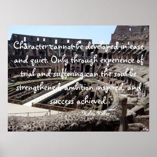 Character cannot be developed ... ポスター (正面)