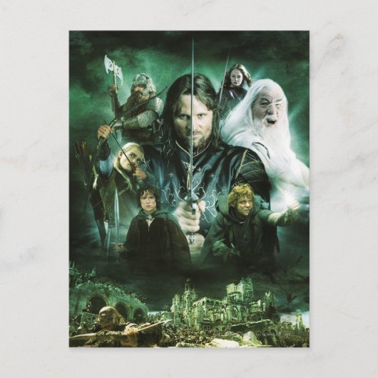 Character Collage ポストカード (正面)