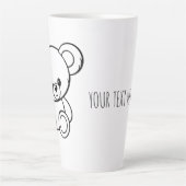 CHARACTER  EDITABLE MUG カフェラテマグ (正面)