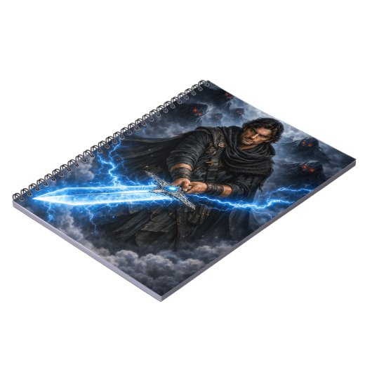 Character Sigil Notebook – Fantasy Emblem Journal ノートブック (左側)