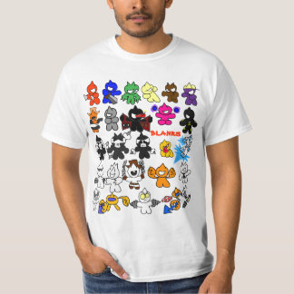 charaterのリスト tシャツ