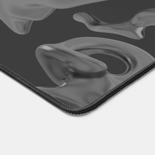 Charcoal Abstract pattern illustration デスクマット (コーナー)