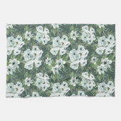 Charcoal Anemones キッチンタオル (横)