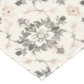 Charcoal & Blush French Damask Tablecloth テーブルクロス (アングル)