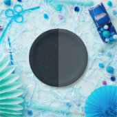 Charcoal Duo Custom Party Paper Plate ペーパープレート (パーティー)