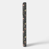 Charcoal Gray Fungi Seamless Pattern Minimalist Case-Mate iPhoneケース (裏面 / 左)