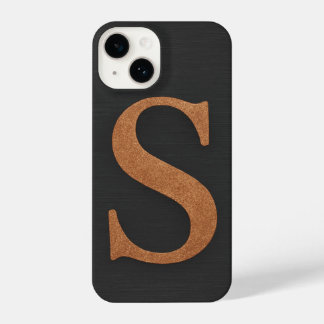 “Charcoal Gray Phone Cover with Center Trendy iPhone 14ケース