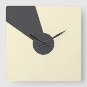 Charcoal keyhole Wall clock スクエア壁時計 (正面)
