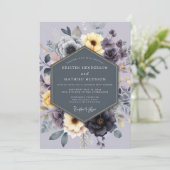 Charcoal Lemon Lyrical Wedding 招待状 (スタンド正面)