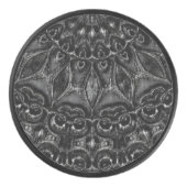 Charcoal Mandala  アイスホッケーパック (正面)