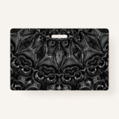 Charcoal Mandala  バッジ (裏面)