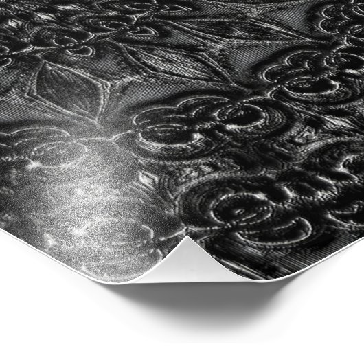 Charcoal Mandala  フォトプリント (角)