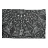 Charcoal Mandala  枕カバー (裏面-左)