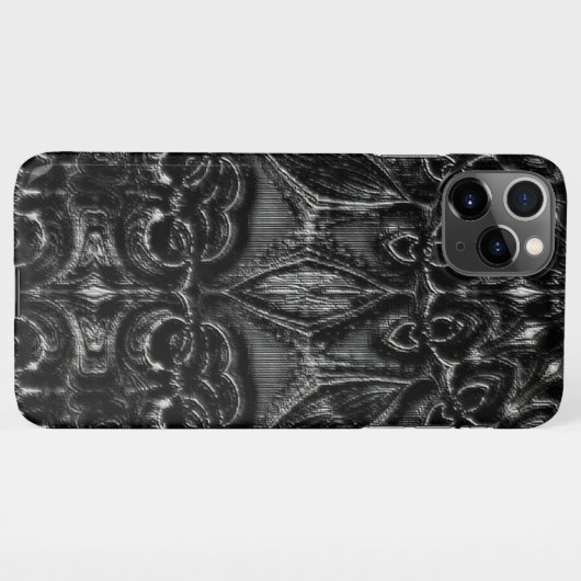 Charcoal Mandala  iPhoneケース (裏面横)