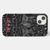Charcoal Mandala iPhoneケース (裏面横)