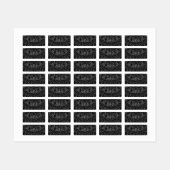 Charcoal Mandala  Labels ラベル (シート)