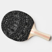 Charcoal Mandala  Ping Pong Paddle 卓球ラケット (横)