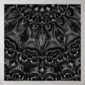 Charcoal Mandala  Poster ポスター (正面)