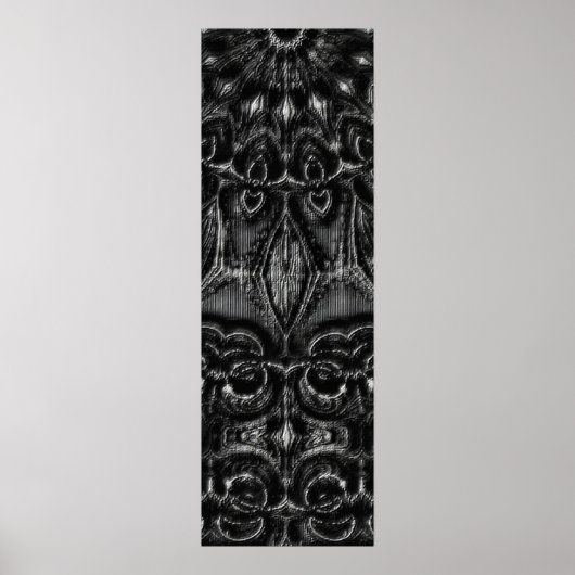 Charcoal Mandala  Poster ポスター (正面)