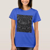 Charcoal Mandala  T-Shirt Tシャツ (正面)
