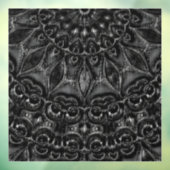 Charcoal Mandala Window Cling ウィンドウサイン (シート3)