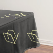 Charcoal Modern Graduation Photo Cap Pattern テーブルクロス (インサイチュ)