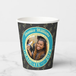 Charcoal Photo Modern Graduation Party 紙コップ
