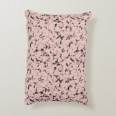 charcoal pink gray abstract アクセントクッション (裏面(縦))