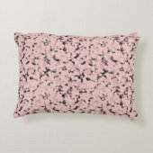 charcoal pink gray abstract アクセントクッション (裏面)
