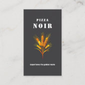 Charcoal Pizza Restaurant Golden Wheat Shop 名刺 (正面)