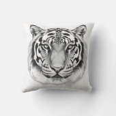 Charcoal Sketch of Tiger Face クッション (裏面)