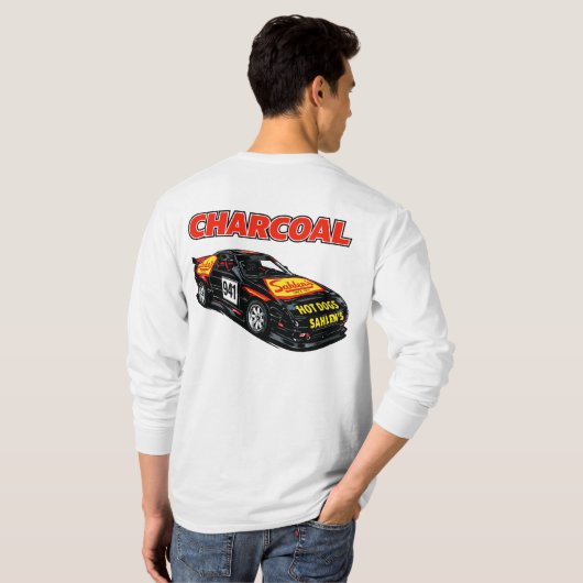 Charcoal Tシャツ (裏面フル)