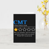 Charcot Marie Tooth Disease Awareness Cmt Not Reco カード (黄色い花)