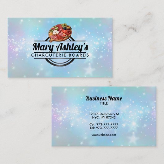 Charcuterieボードの名刺 名刺 (正面/裏面)