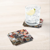 Charcuterie名刺フォトコラージュ ペーパーコースター (インサイチュ)