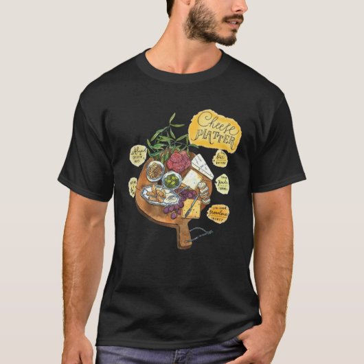 Charcuterie Cheese Board Hostess Tシャツ (正面)