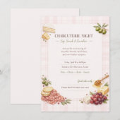 Charcuterie Girl's Night Party Invitation  招待状 (正面/裏面)