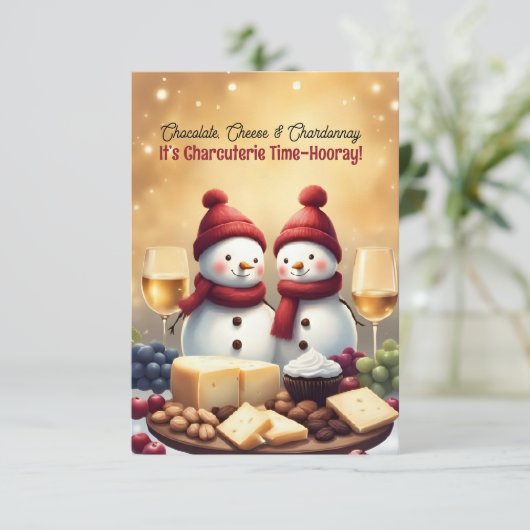 Charcuterie Party 招待状 (スタンド正面)