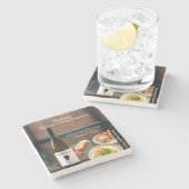 Chardonnay Wine Pairing/Mastering the Kitchen ストーンコースター (横)