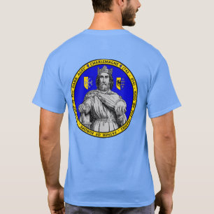 Charemagneのポートレートのシールのワイシャツ Tシャツ