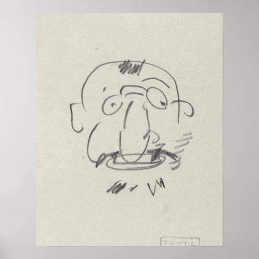 Charge de Laurec par Lui-ミーム(鉛筆オン紙) ポスター (正面)