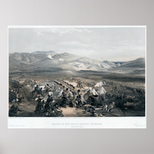 Charge of the Heavy Cavalry Brigade ポスター (正面)