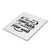 Charge Your Faith – Christian Inspirational Quote タイル (側面)