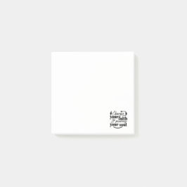 Charge Your Faith – Christian Inspirational Quote ポストイット