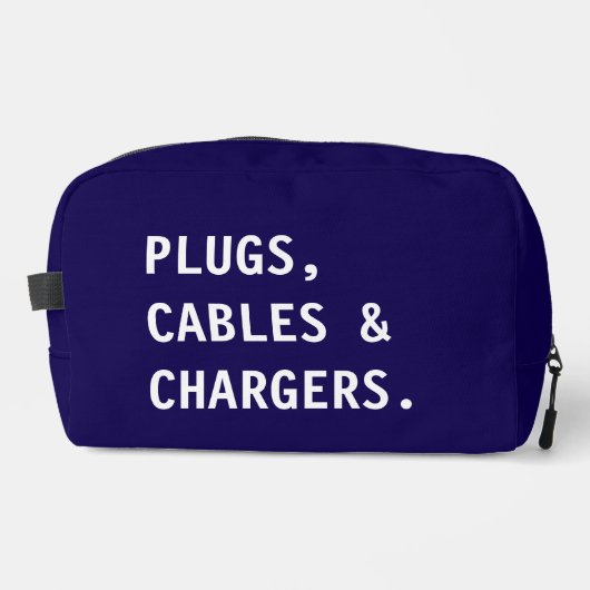 Charger & Cable Organizer,Electronics Accessories ドップキット (正面)
