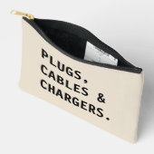Charger & Cable Organizer,Home Office Travel Pouch アクセサリーポーチ (見開き)