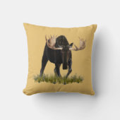 Charging Bull Moose クッション (正面)