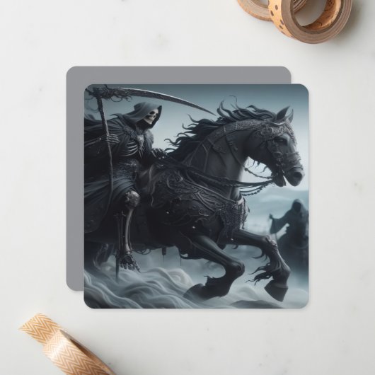 Charging Death ノートカード (正面/裏面インサイチュ)